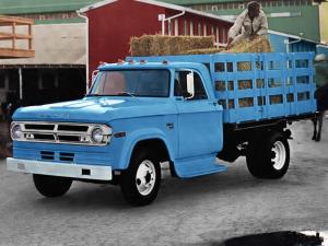 Dodge D300 Stake Truck 1970 года